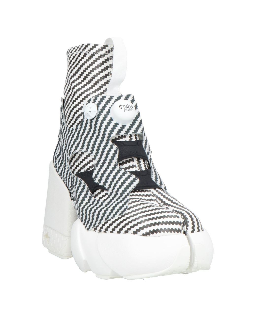 MM6 MAISON MARGIELA X SALOMON White Ankle Boots Textile Fibers
