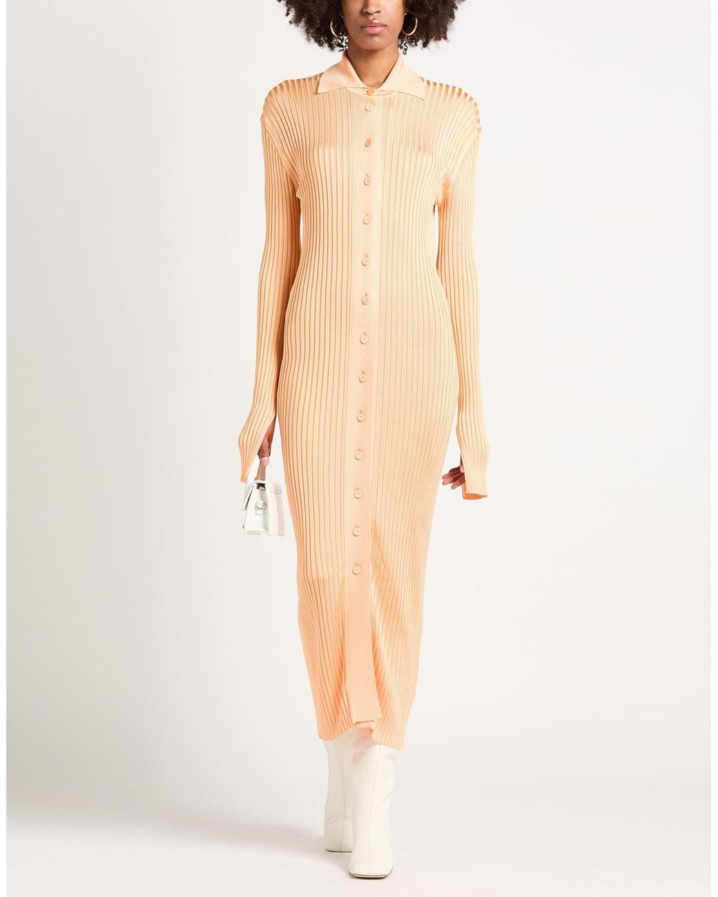 Jil Sander Natural Maxi Dresses