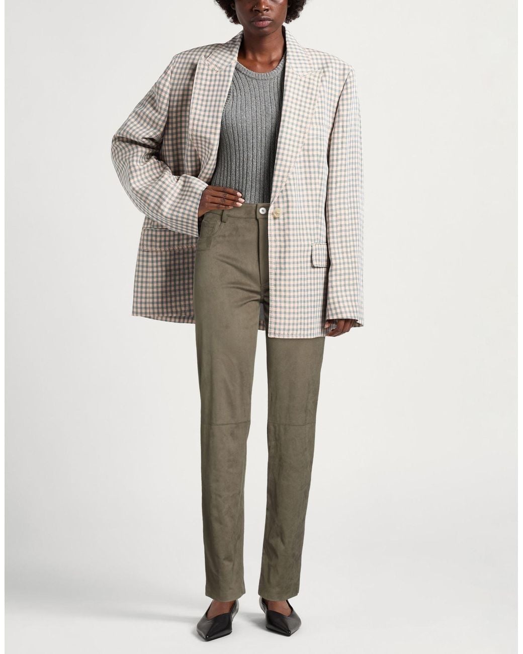 Ottod'Ame Gray Trouser