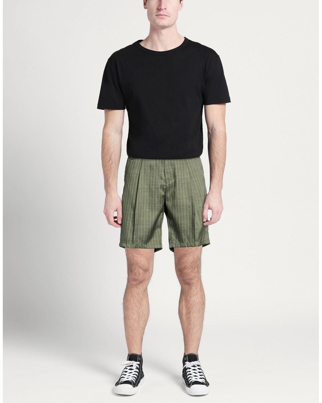 OVER/D Green Shorts & Bermuda Shorts for men
