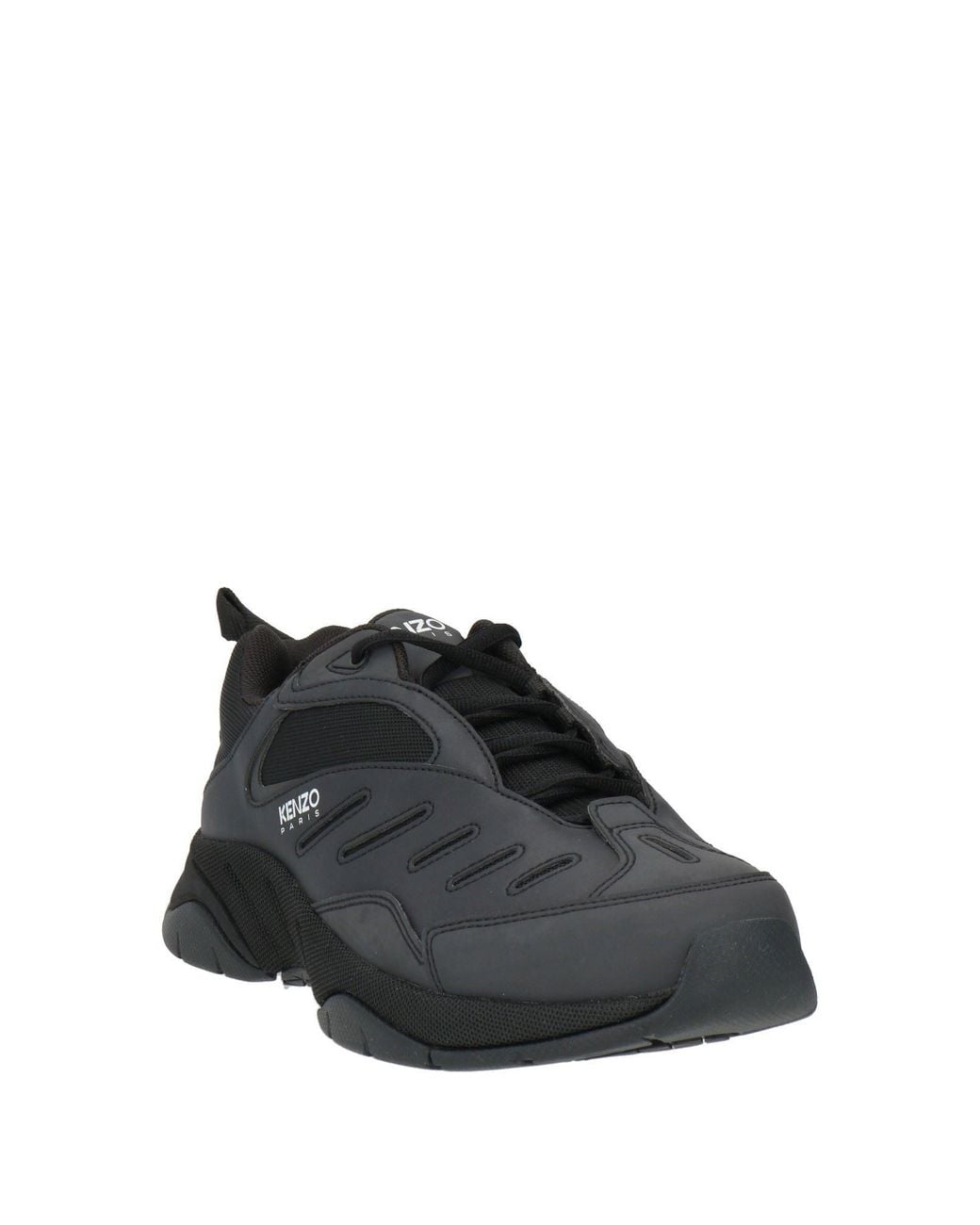 KENZO Black Sneakers Textile Fibers, Synthetic Material for men