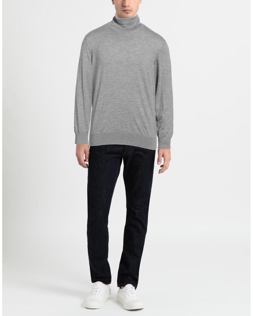 Zegna Gray Turtleneck for men