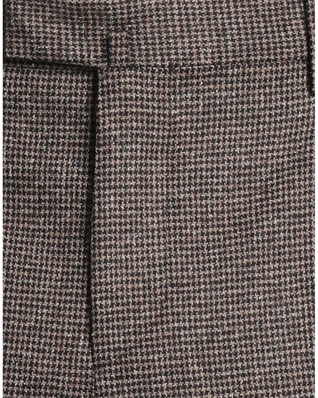 Briglia 1949 Gray Pants Virgin Wool, Polyamide, Silk, Polyester, Elastane for men