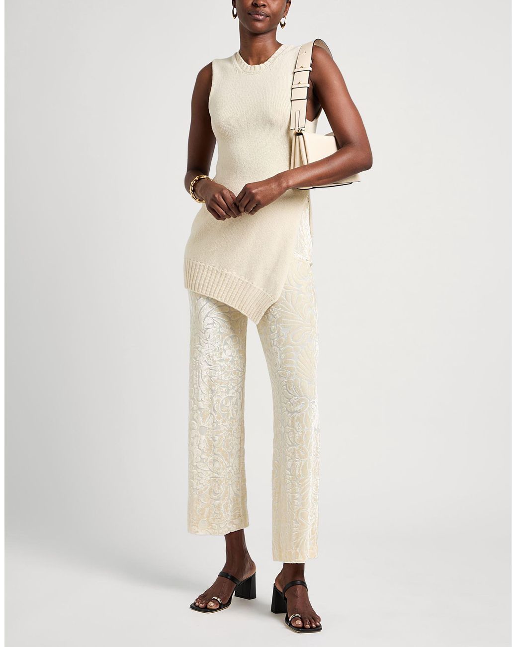 Jil Sander White Trouser