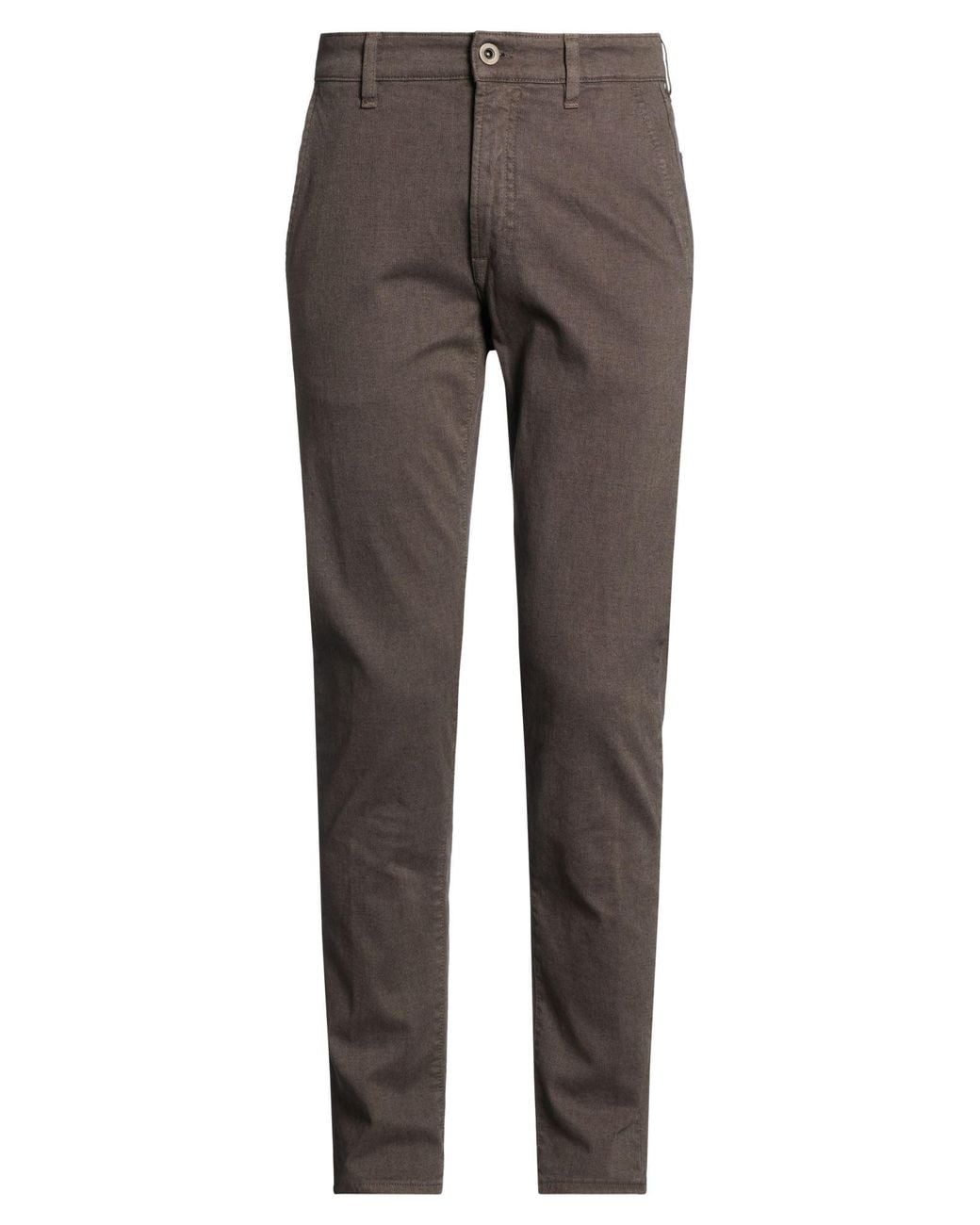 Siviglia Gray Pants Cotton, Elastane for men