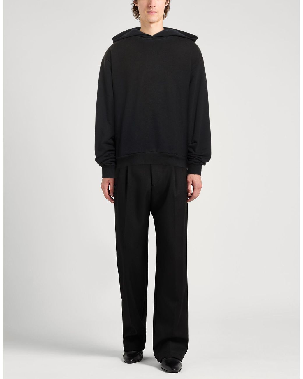 Acne Black Sweatshirt Cotton, Polyester for men