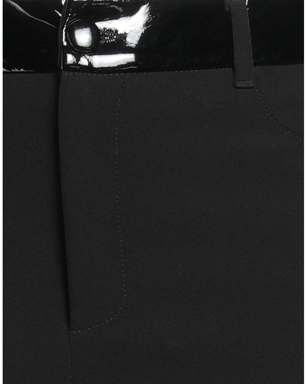 Liu Jo Black Pants Polyester, Elastane