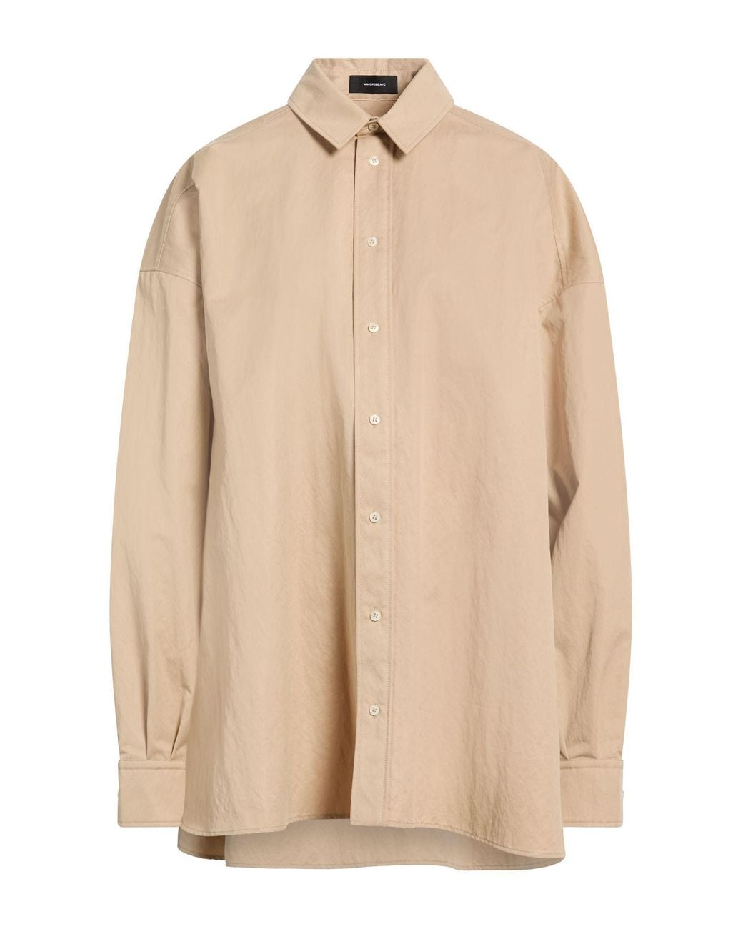 Wardrobe NYC Natural Mini Dress Cotton, Polyamide