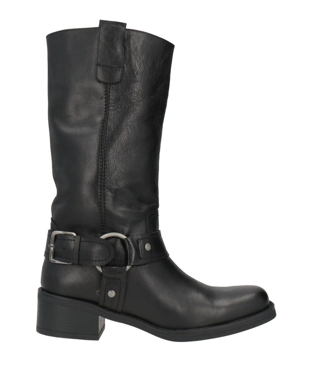 SOFIA MARE Black Boot Leather