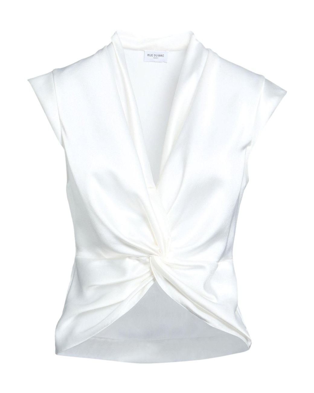 RUE DU BAC White Ivory Top Polyester