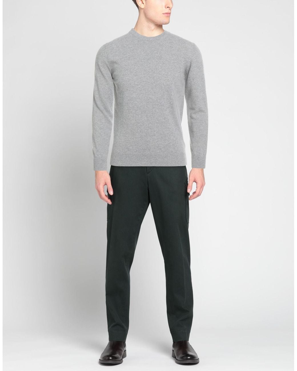 Pullover Luigi Borrelli Napoli pour homme en coloris Gray