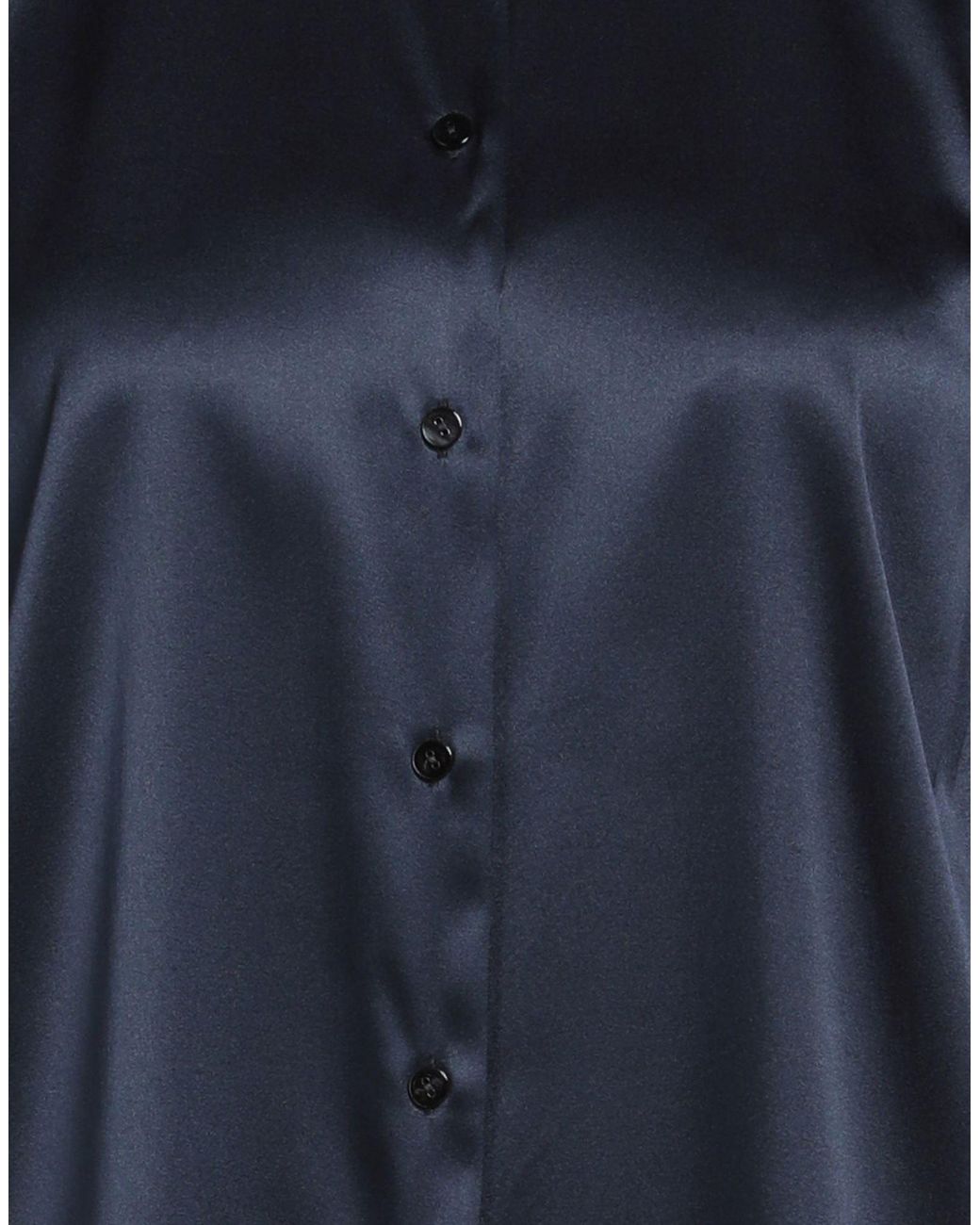 Xacus Blue Midnight Shirt Silk, Elastane
