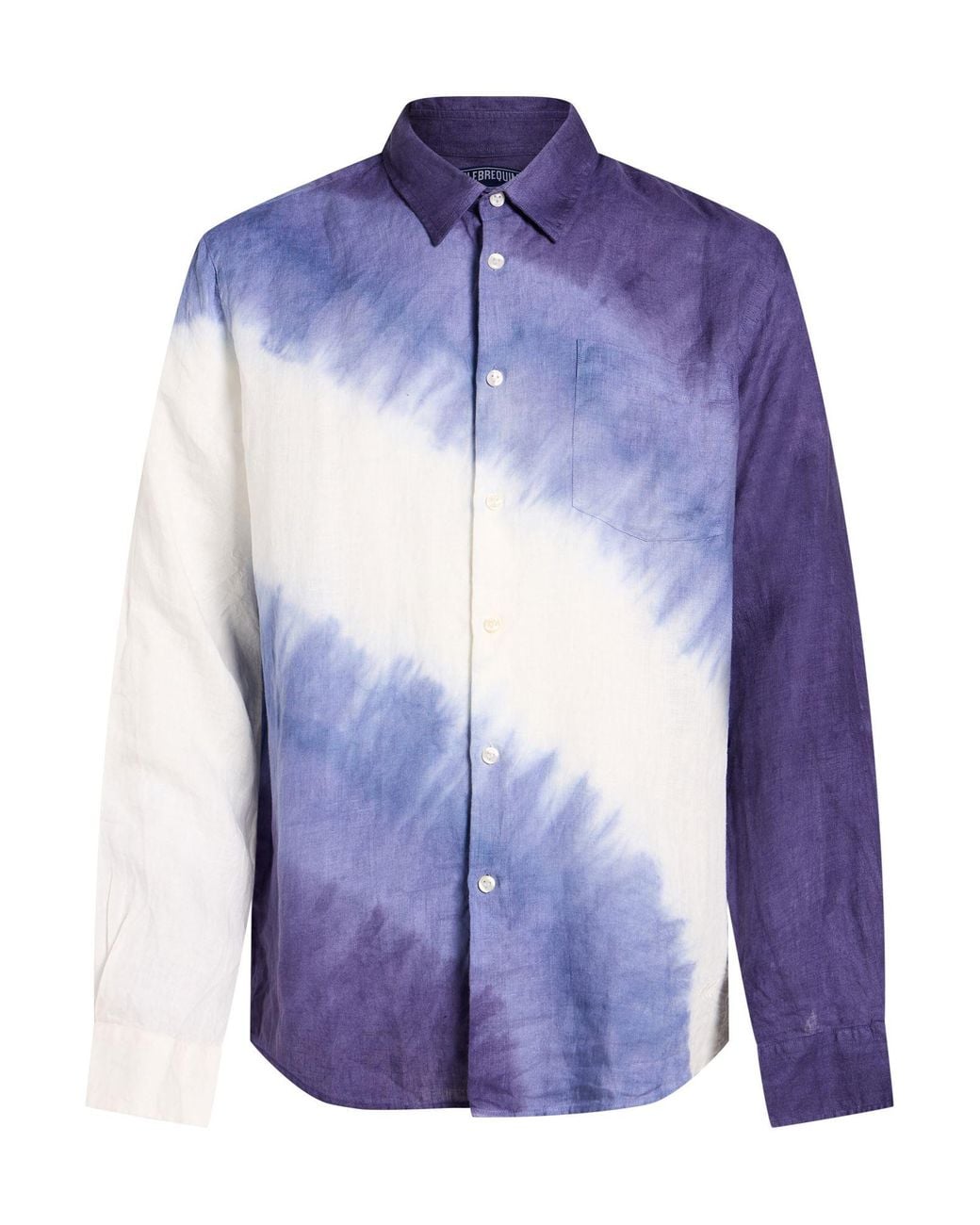 Vilebrequin Blue Shirt Linen for men