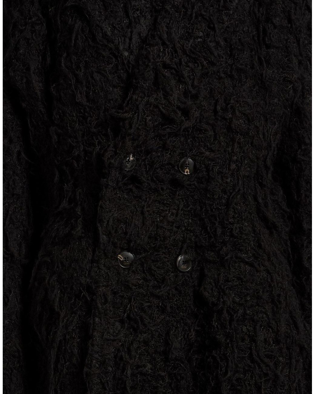 Quira Black Coat Wool, Acrylic, Polyester, Polyamide