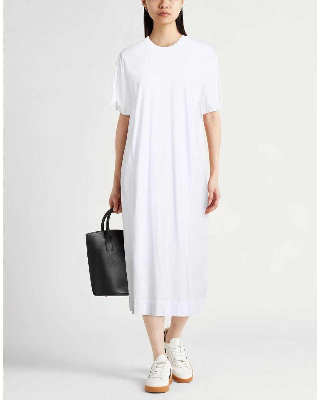 Alpha Studio White Midi Dresses