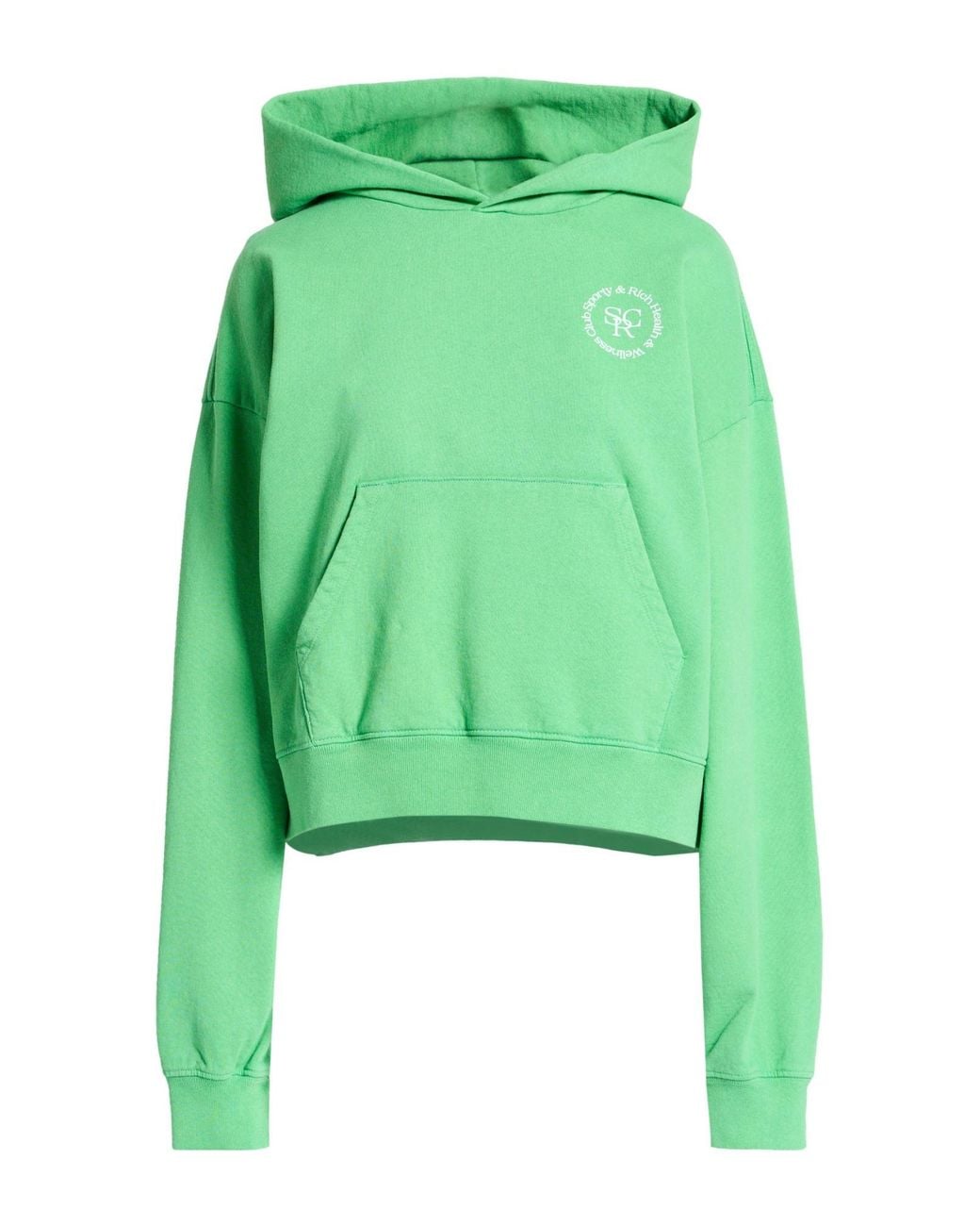 Sporty & Rich Green Sweatshirt Cotton