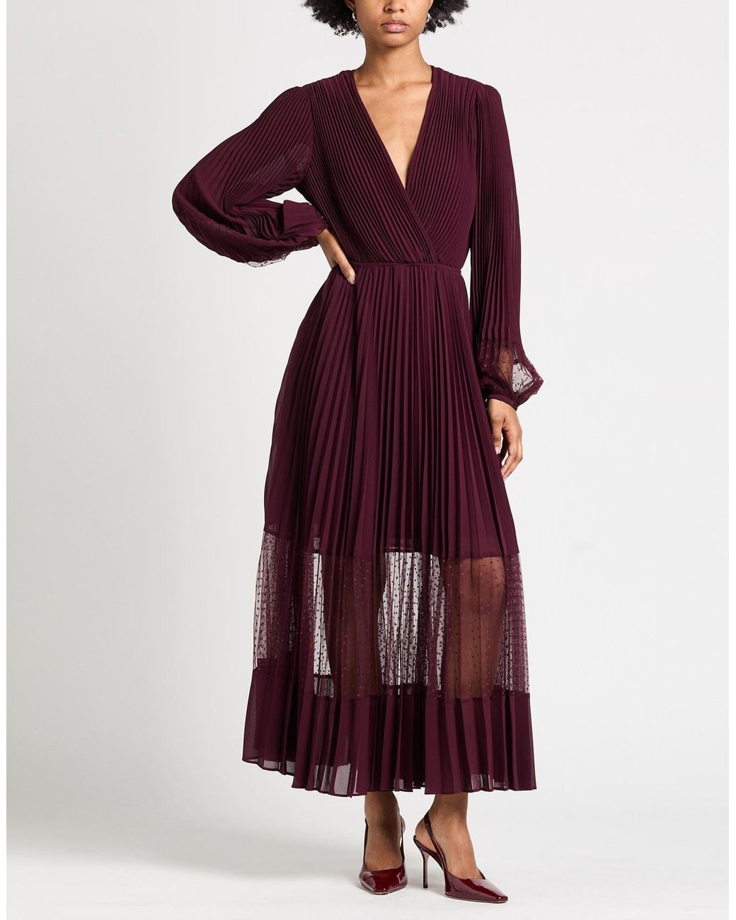 Twinset Purple Maxi Dresses