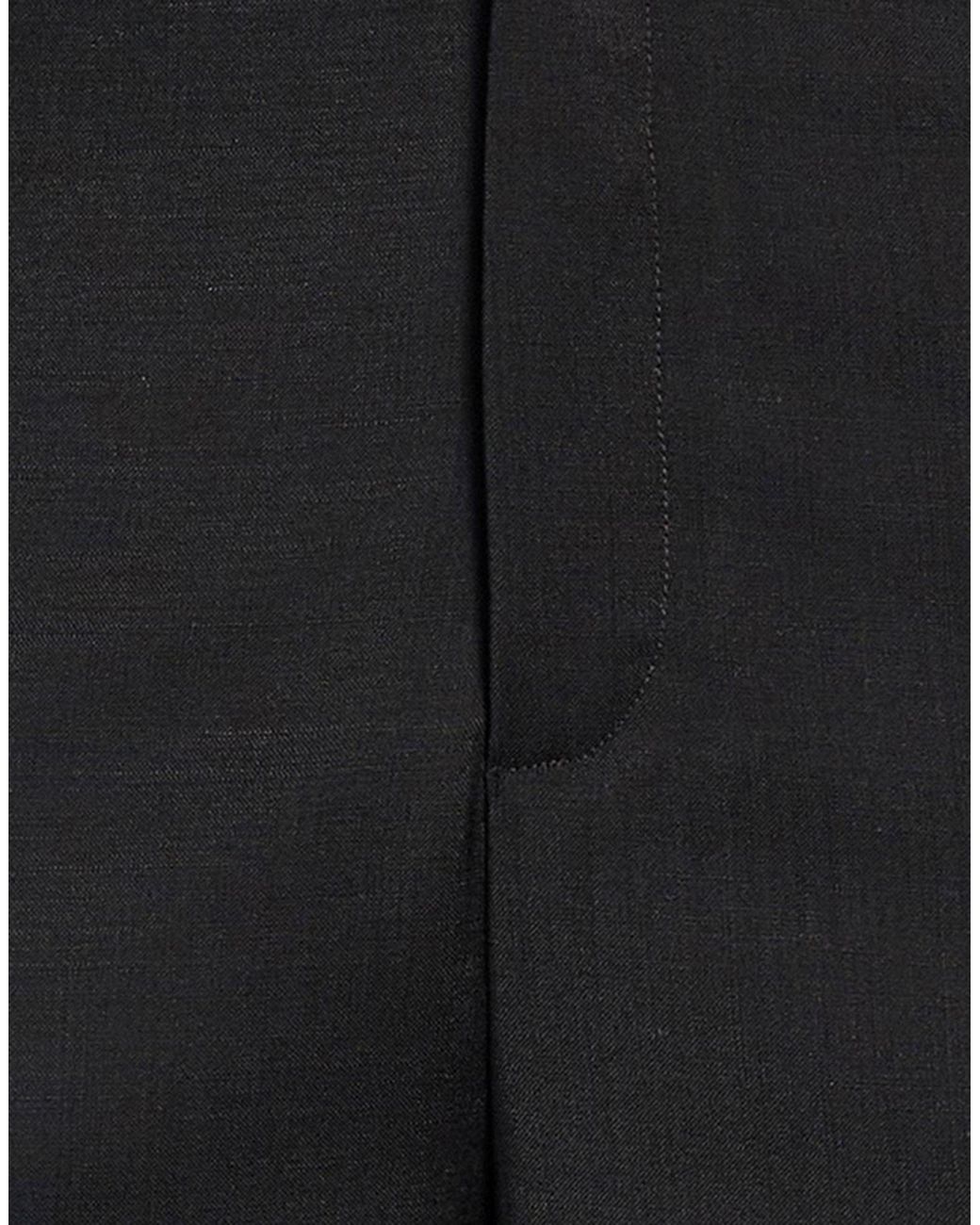 Loewe Black Pants Mohair Wool, Wool