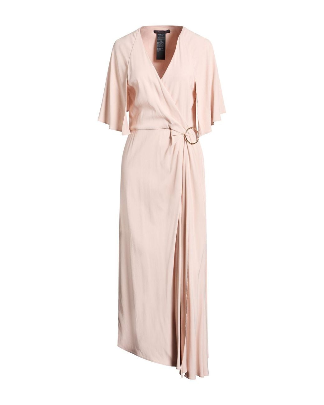 Max Mara Pink Maxi Dress Viscose, Elastane