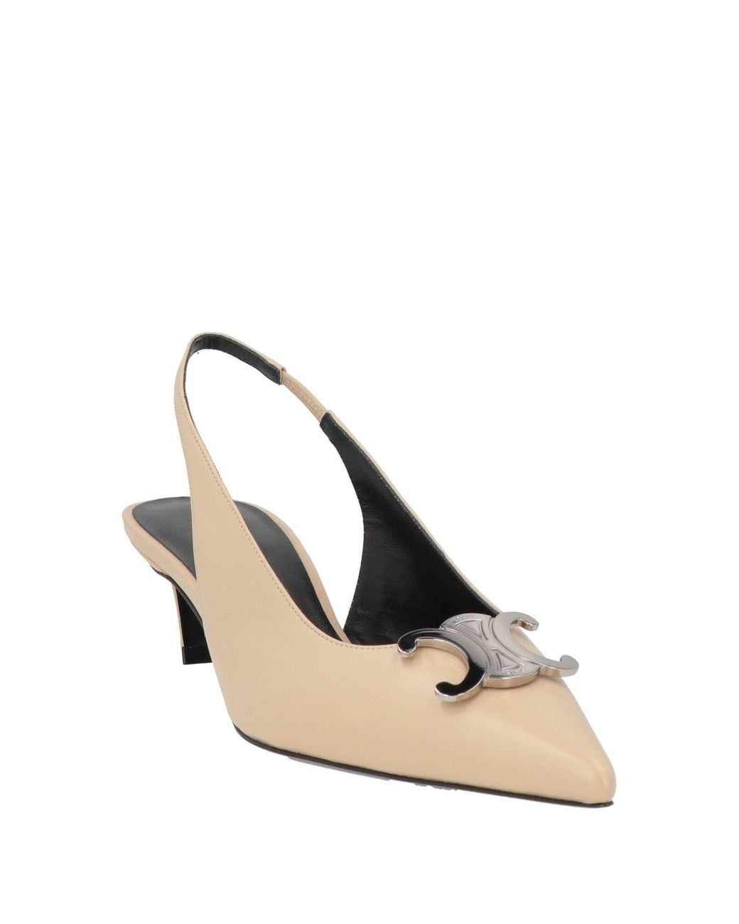 Céline Natural Pumps Leather