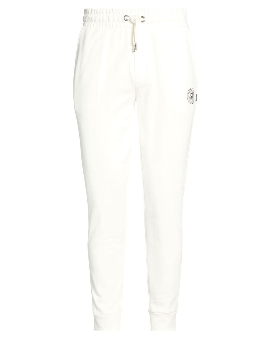 Ice Iceberg White Pants Cotton for men