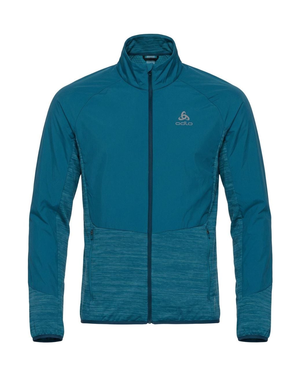 Odlo Blue Slate Jacket Polyester, Elastane for men