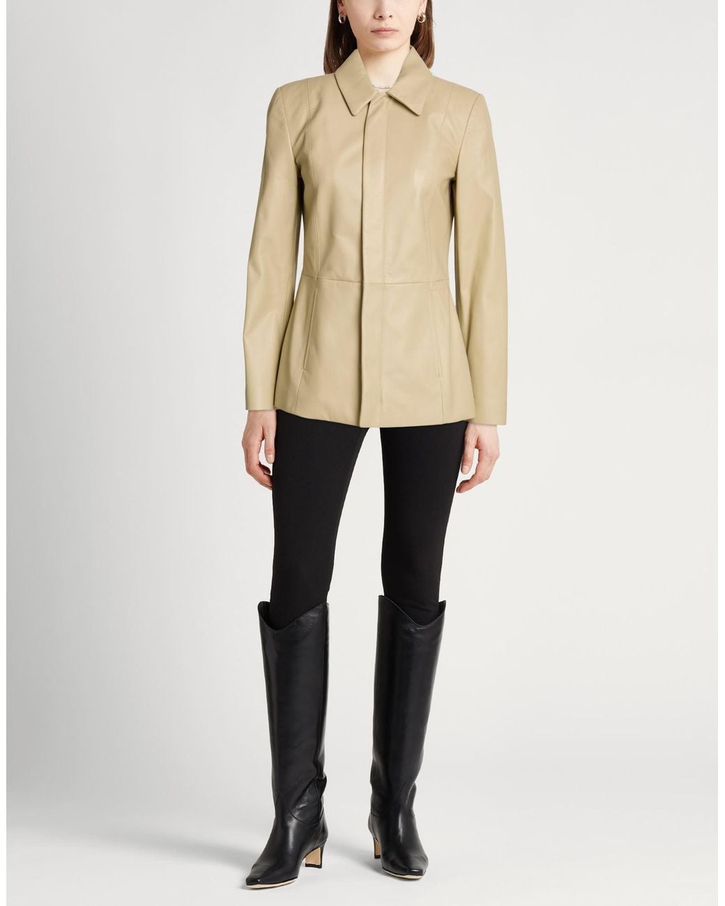 Tod's Natural Jacket Ovine Leather