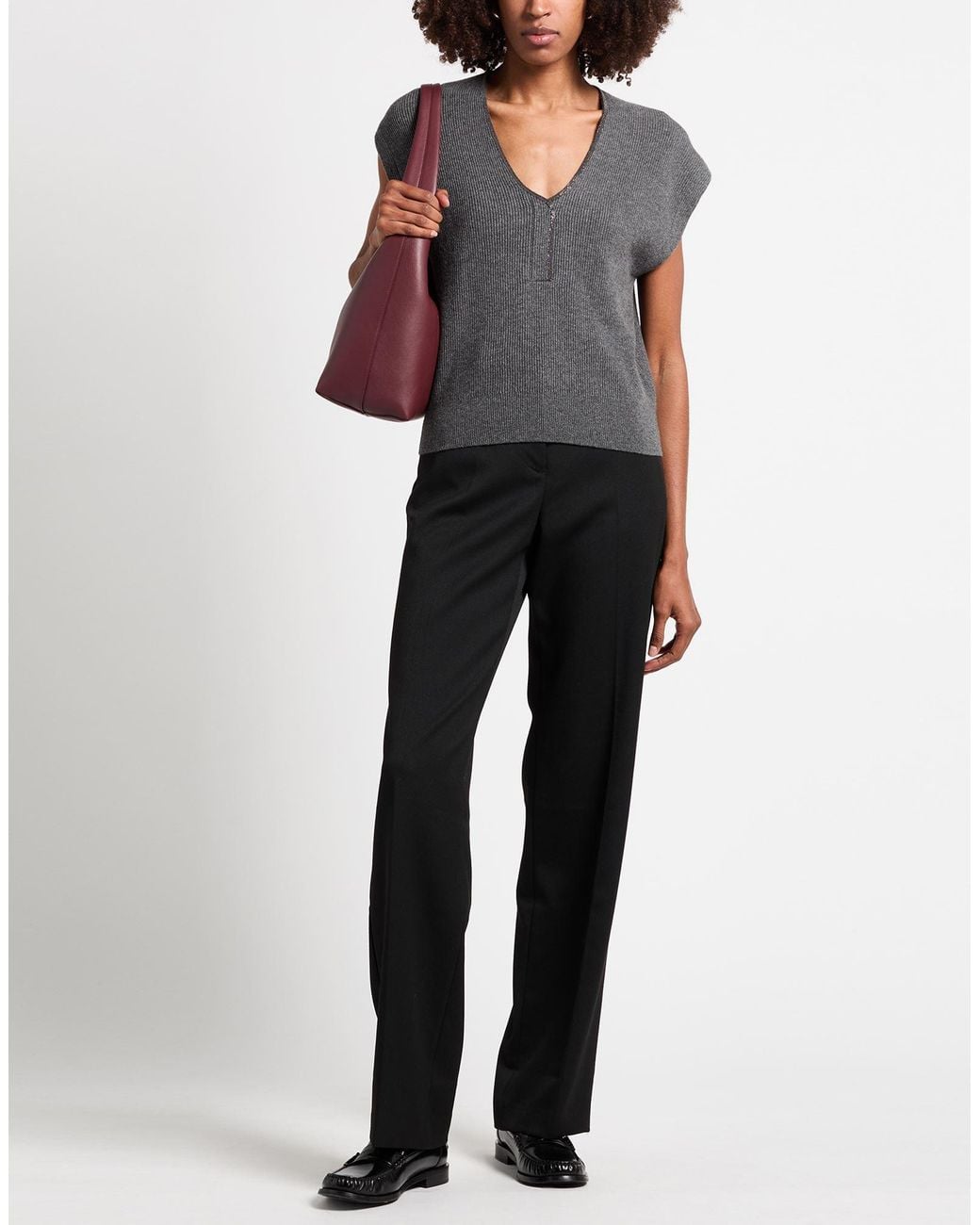 Brunello Cucinelli Gray Sweaters