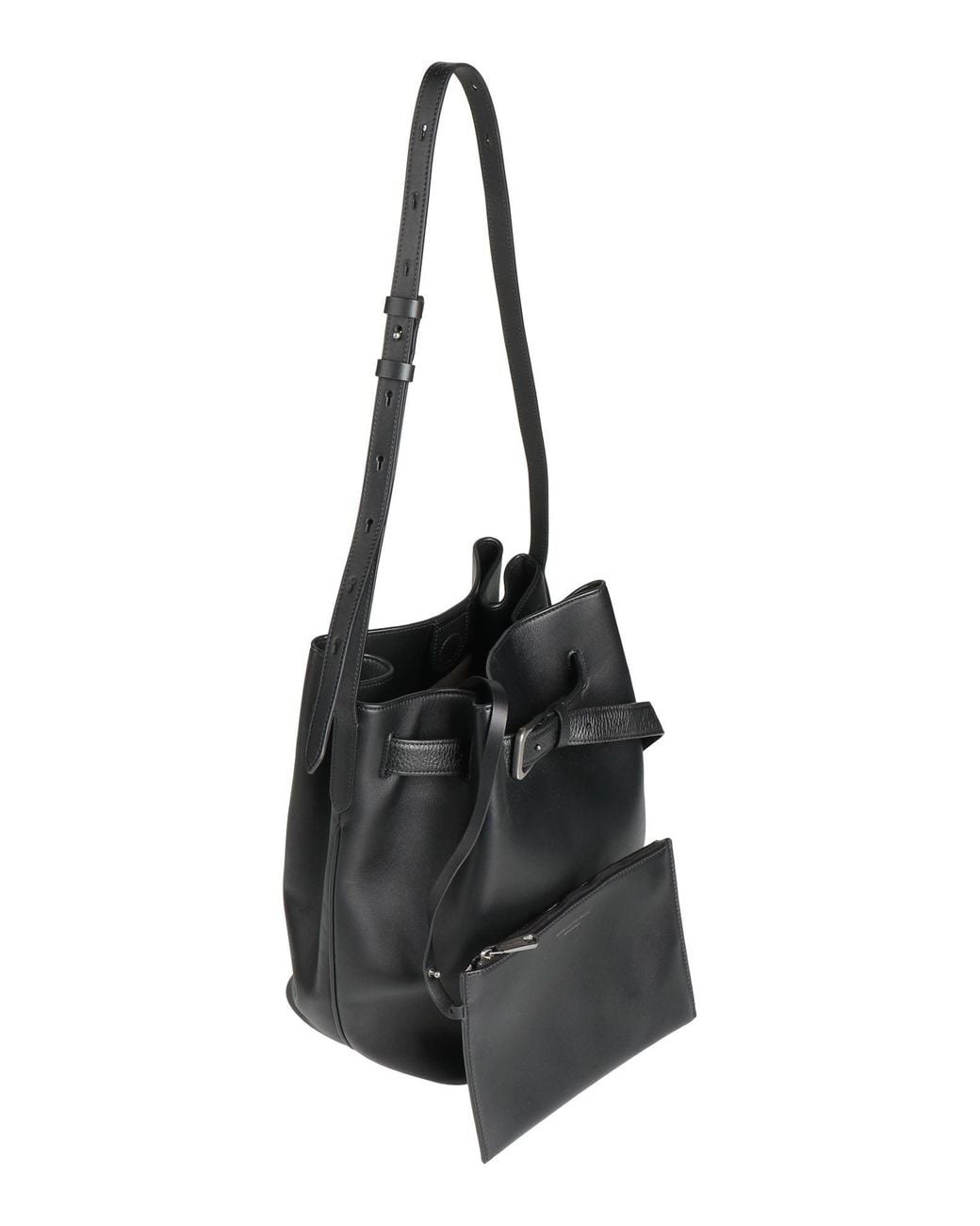 Brunello Cucinelli Black Shoulder Bag Leather