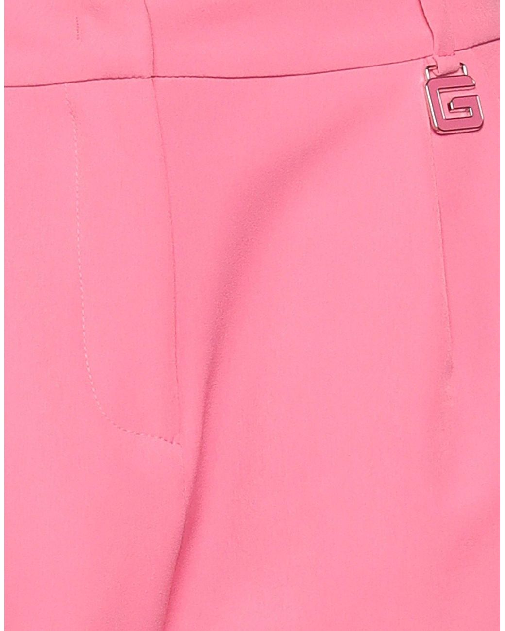 Gaelle Paris Pink Shorts & Bermuda Shorts Polyester, Elastane