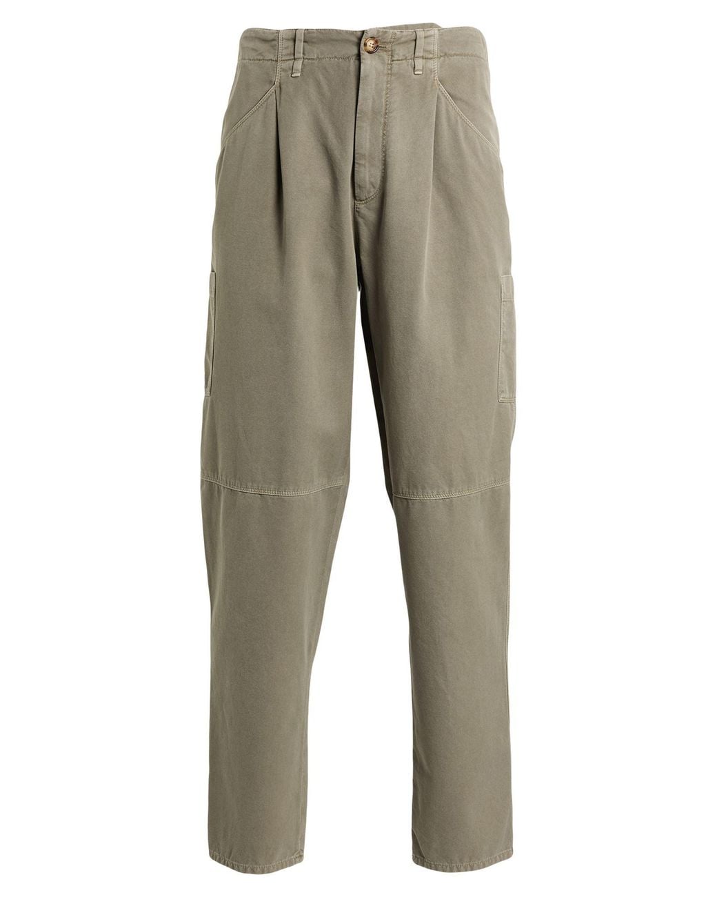 Brunello Cucinelli Gray Pants Cotton for men