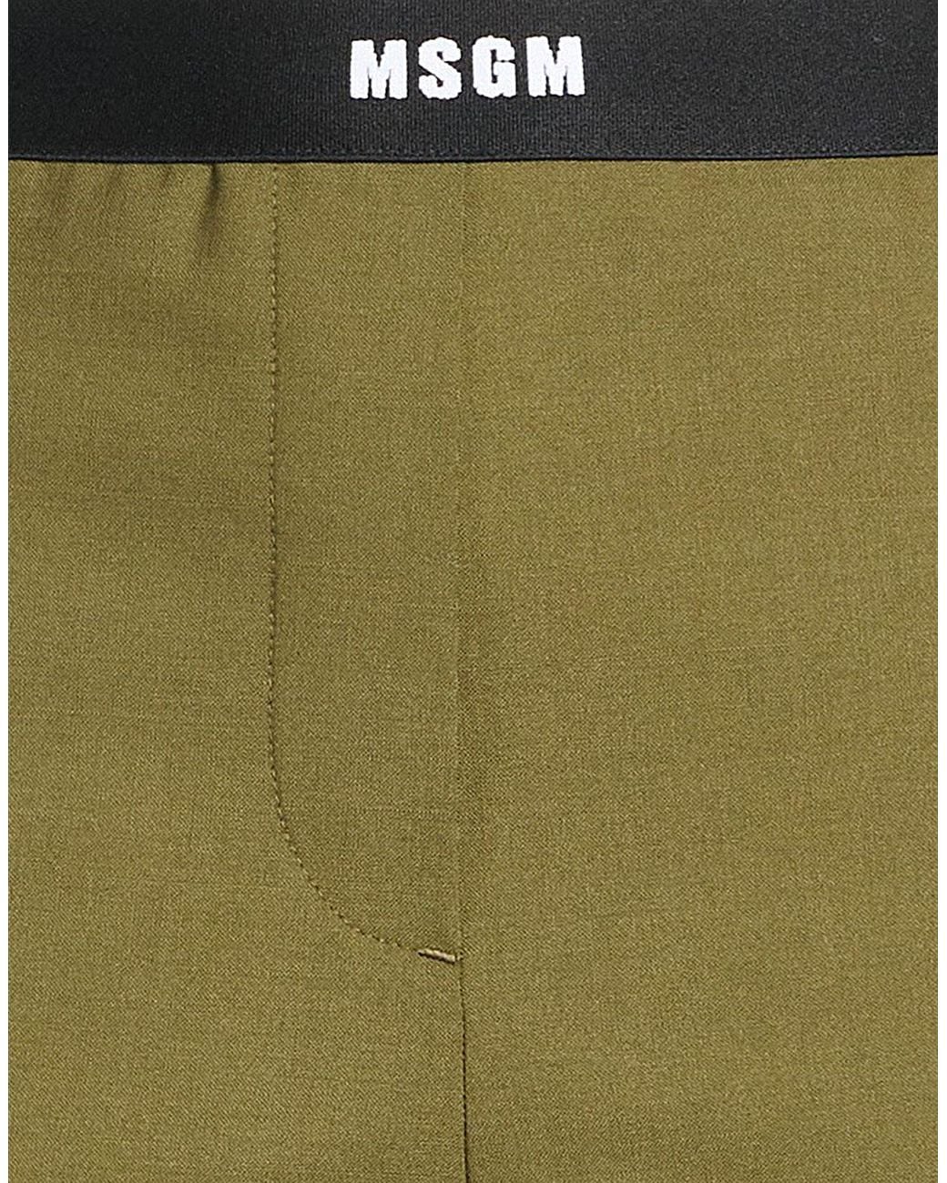 MSGM Green Trouser