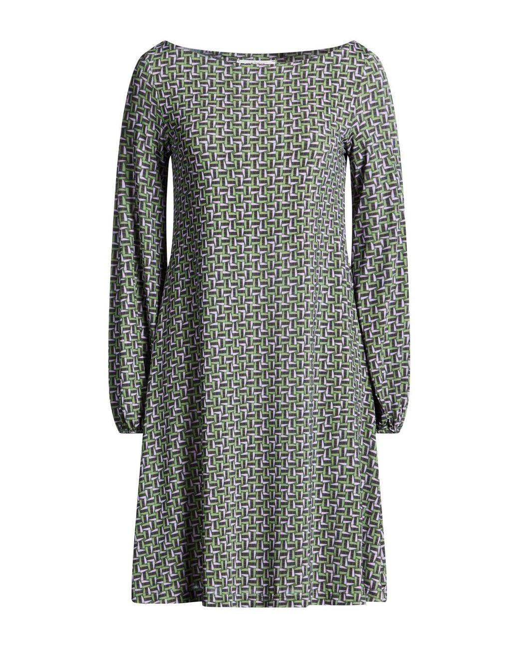 Maliparmi Gray Mini Dress Viscose, Elastane