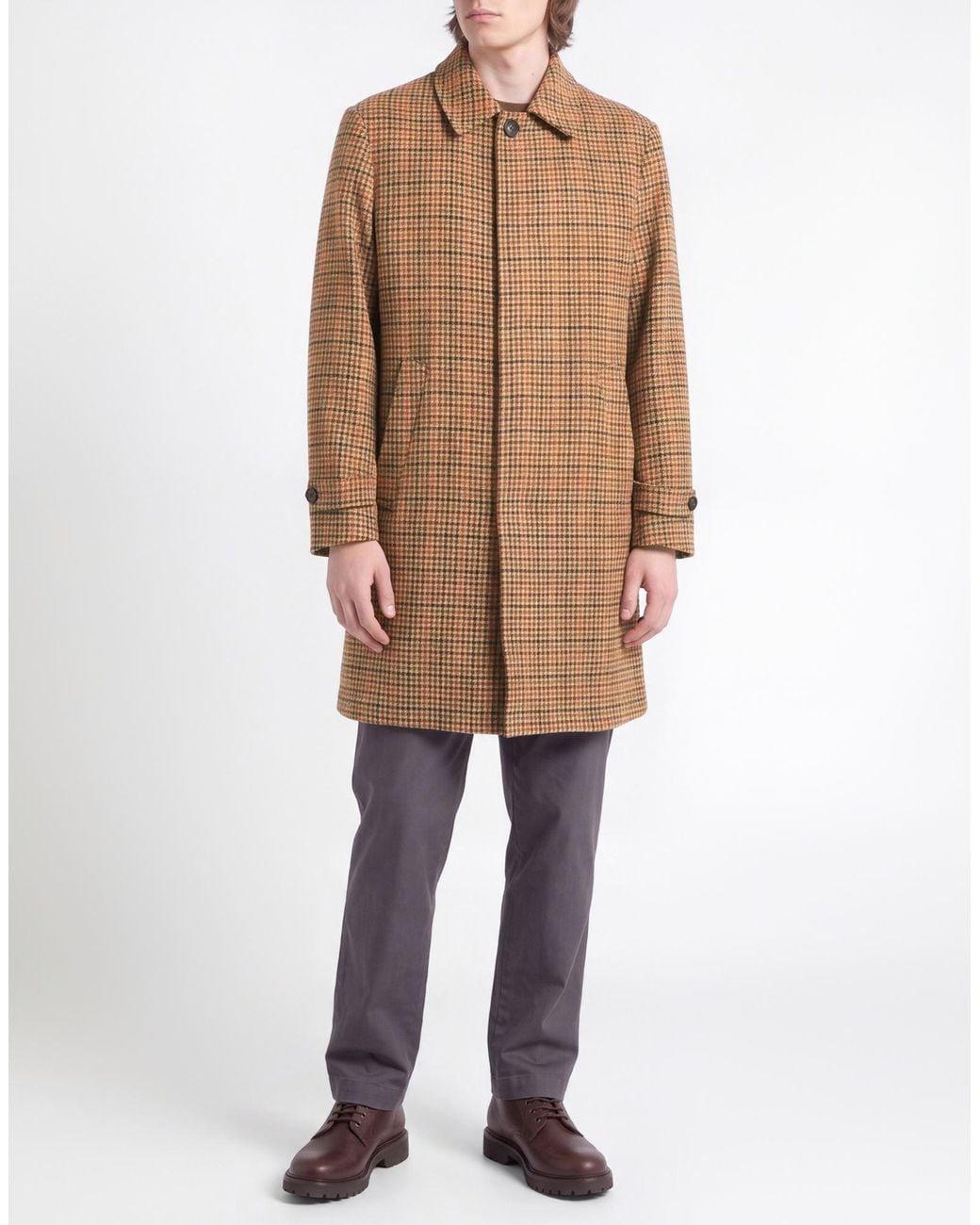 Harmont & Blaine Brown Coat for men