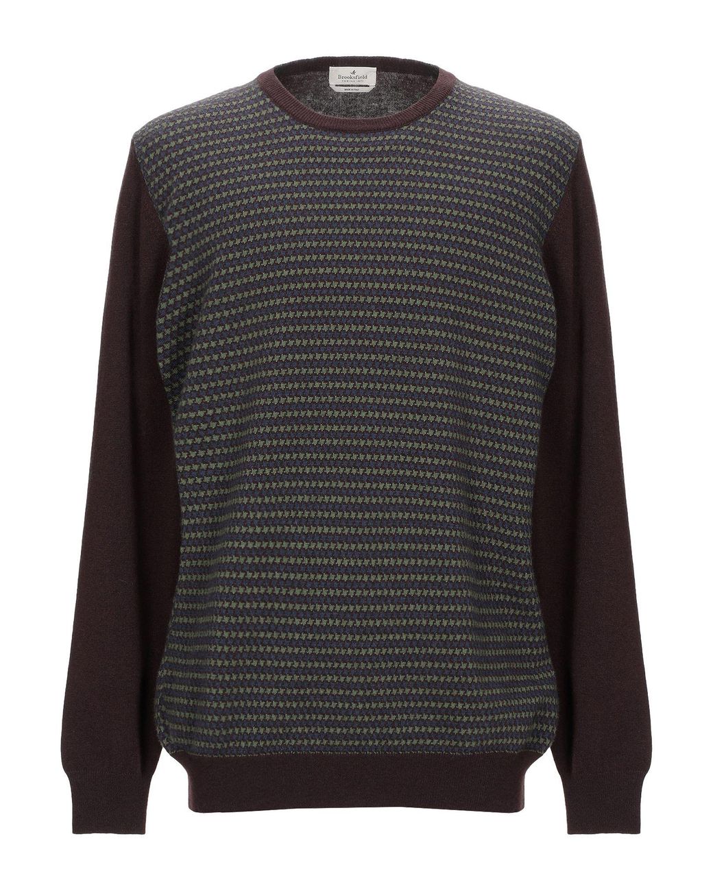 Brooksfield Black Sweater Wool for men