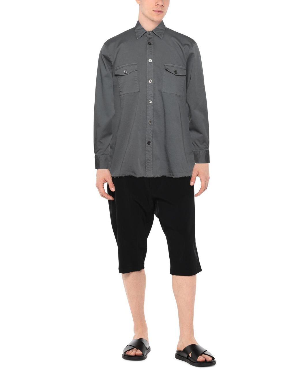 Aglini Gray Shirt for men