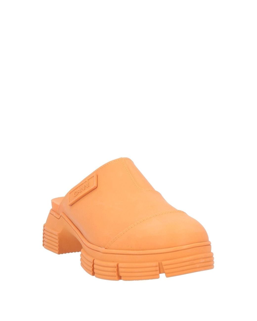Ganni Orange Mules & Clogs