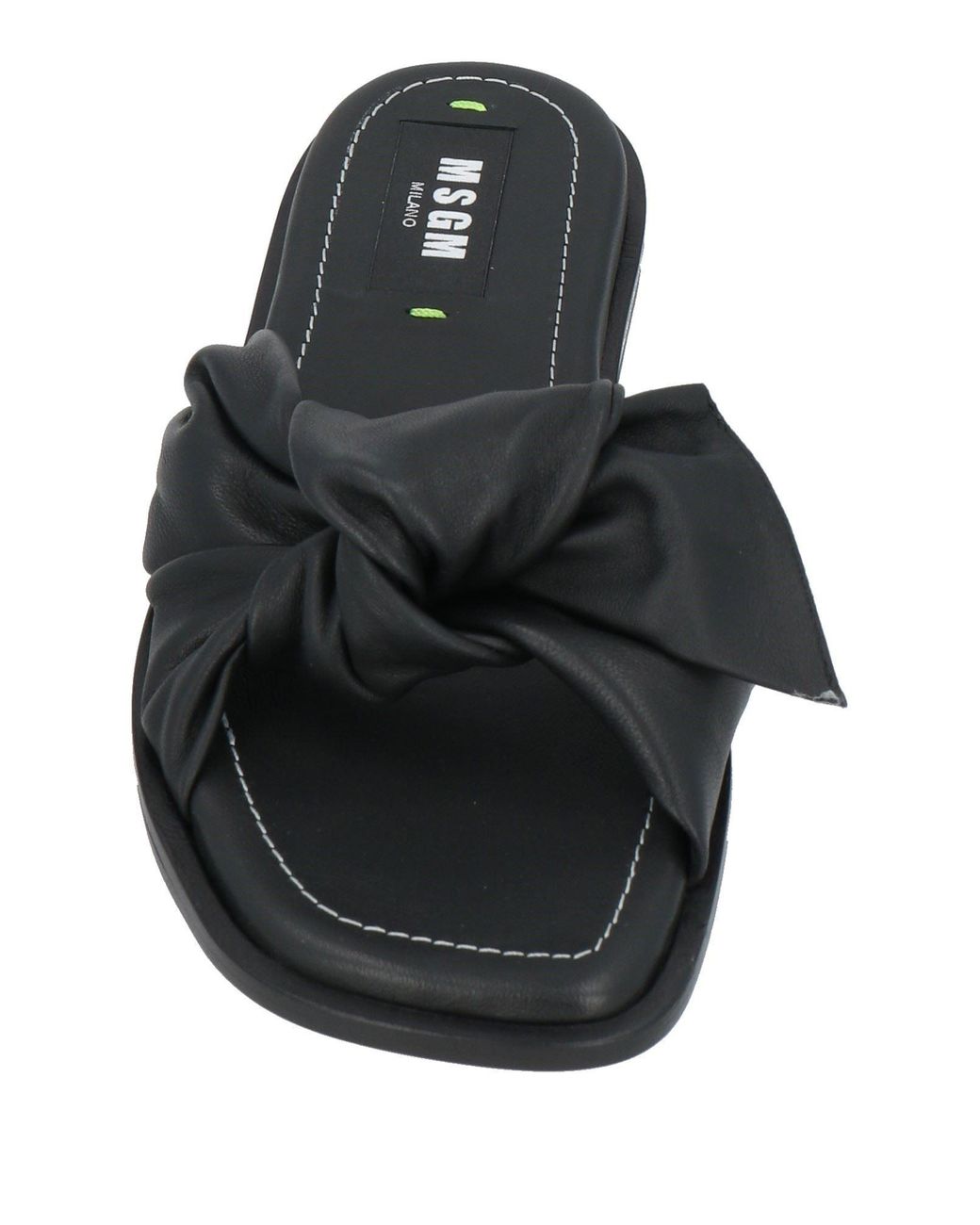MSGM Black Sandals