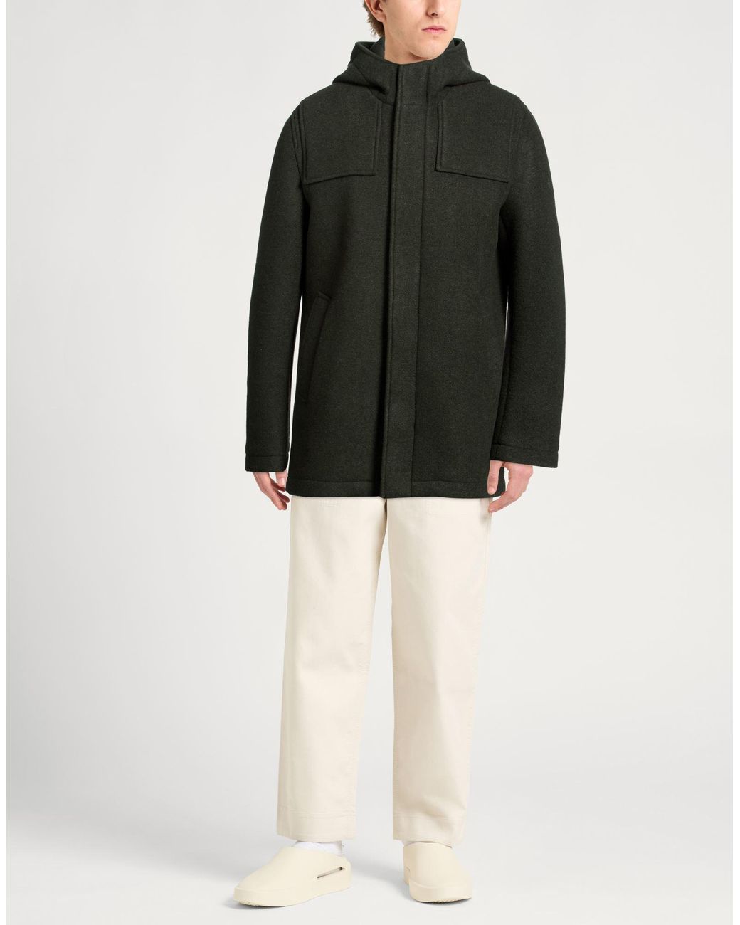 Manuel Ritz Black Coats for men