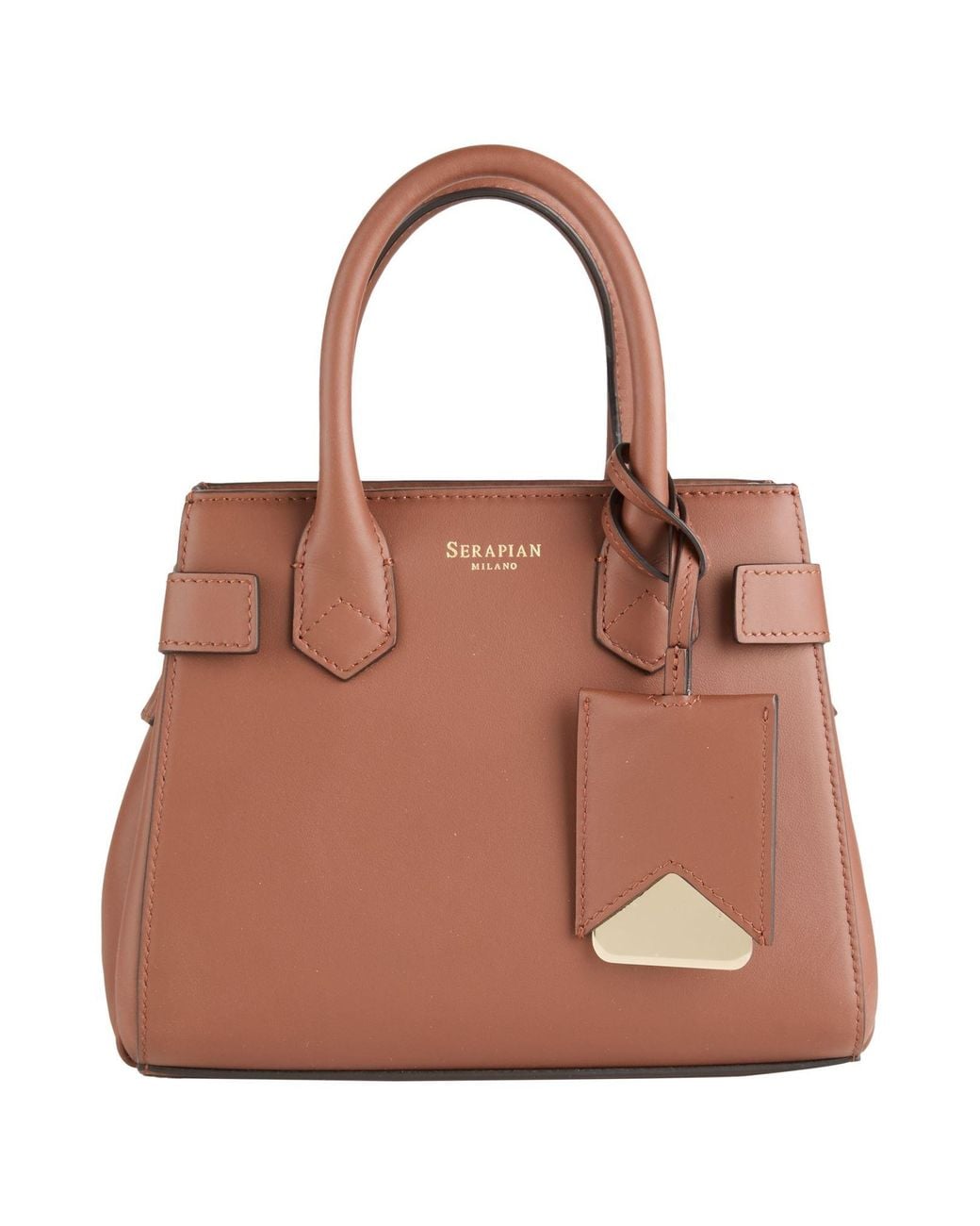 Borsa A Mano di Serapian in Brown