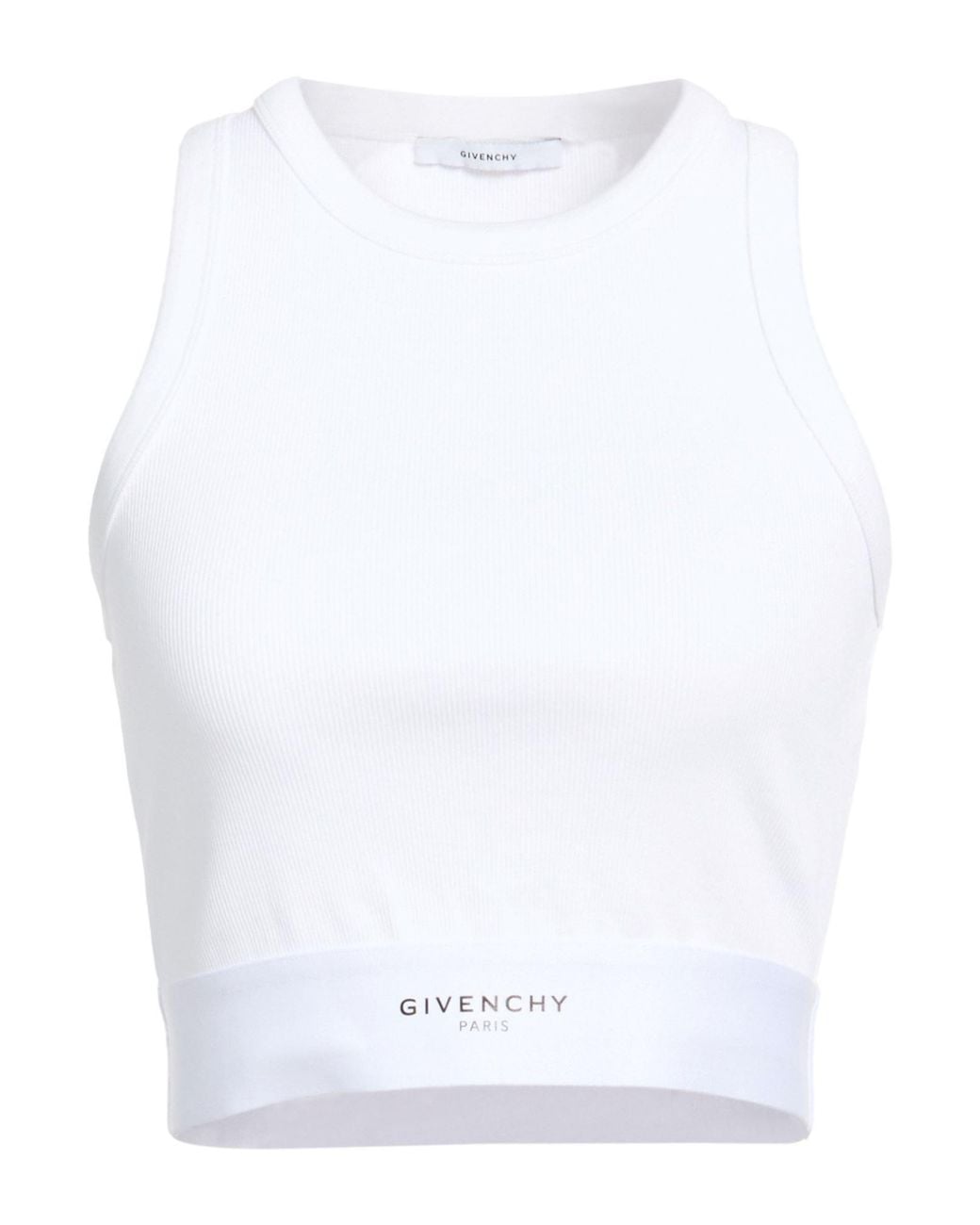 Givenchy White Top Cotton, Elastane