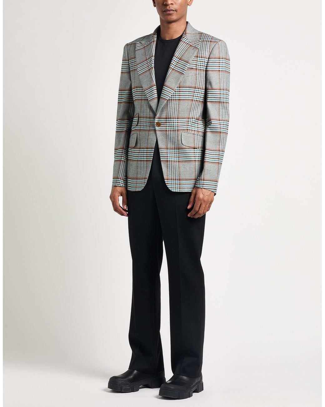Vivienne Westwood Black Blazer Viscose, Virgin Wool, Elastane for men