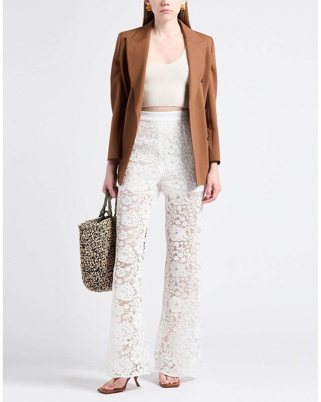 Self-Portrait White Trouser