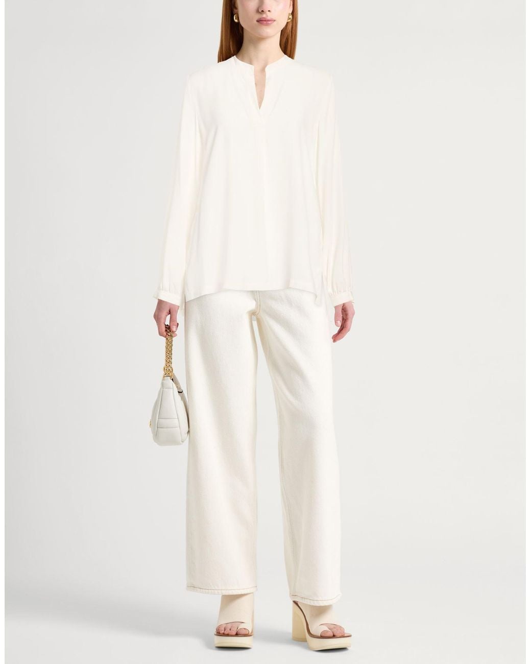 Maliparmi White Top Acetate, Silk