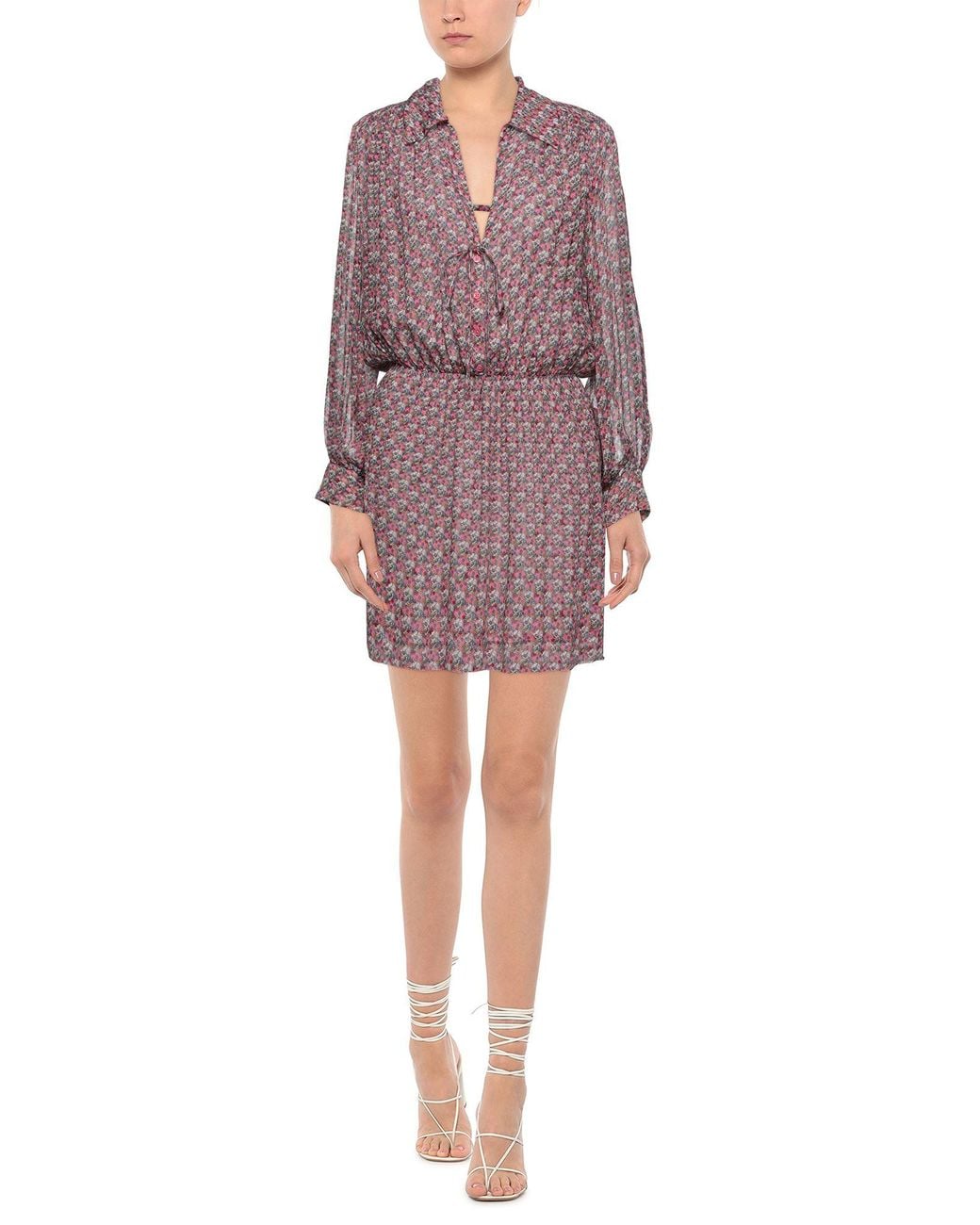 Zadig & Voltaire Purple Mini Dress