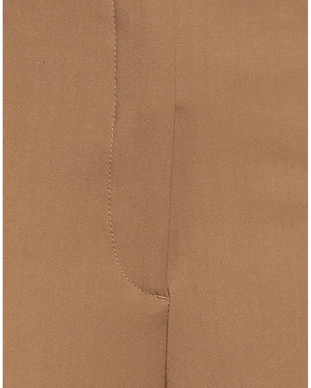 HOD Brown Camel Pants Polyester, Viscose, Elastane