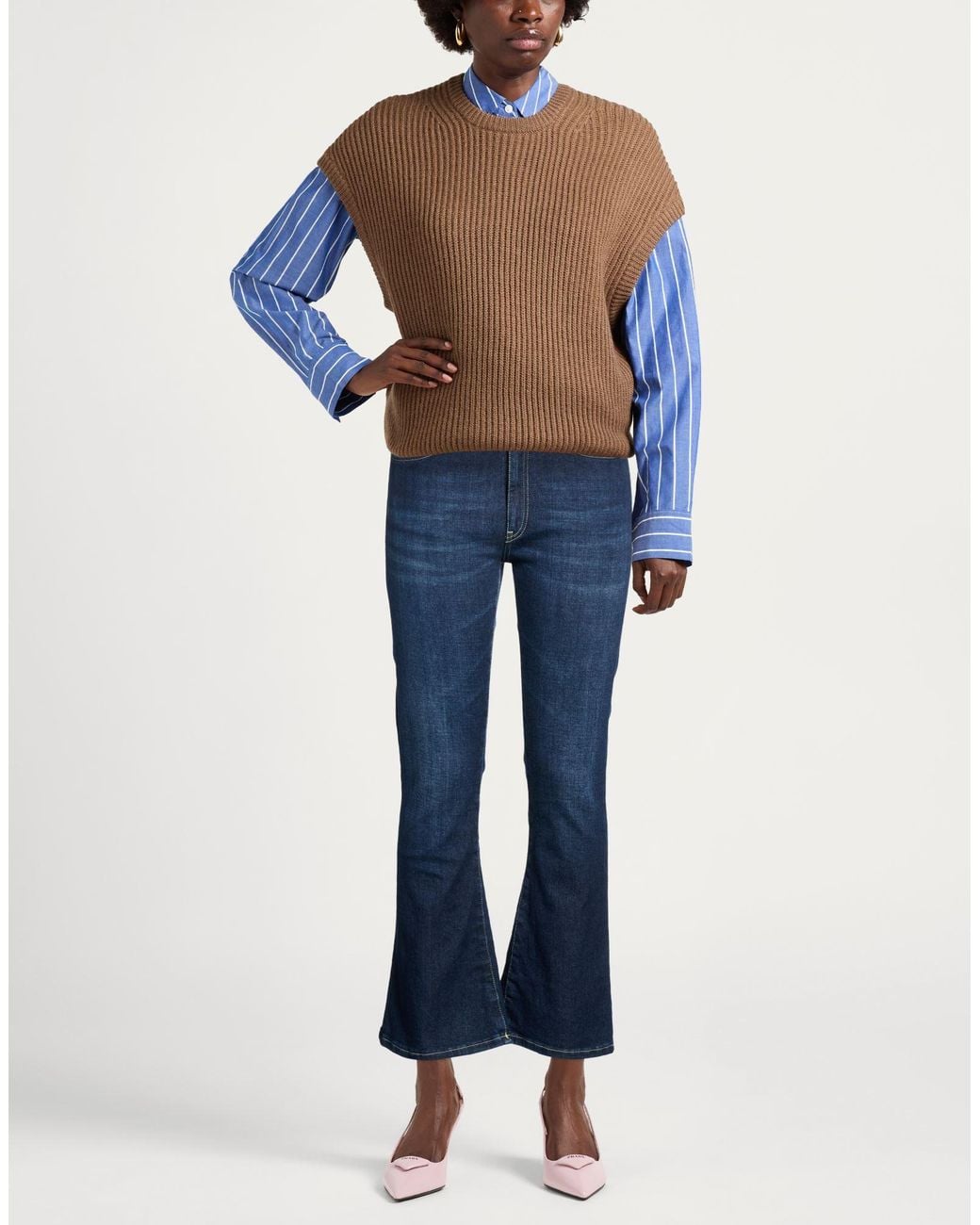 Dondup Blue Jeans Cotton, Elastomultiester, Elastane