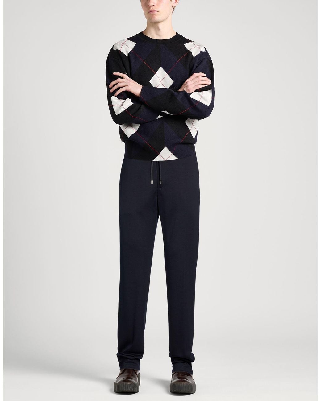 Boglioli Blue Pants for men