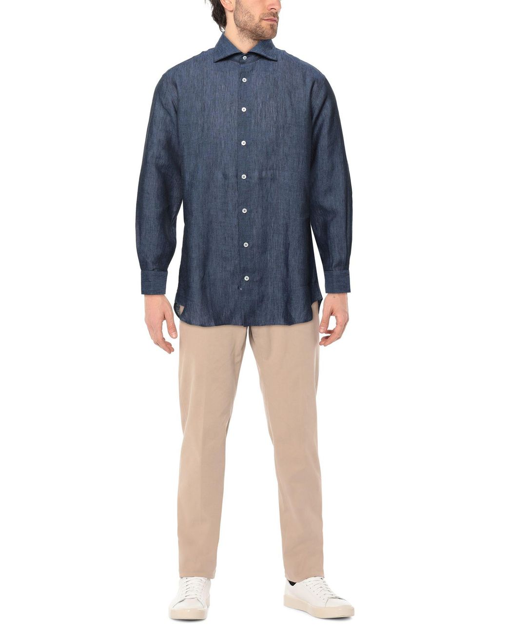 Camicia di Tombolini in Blue da Uomo