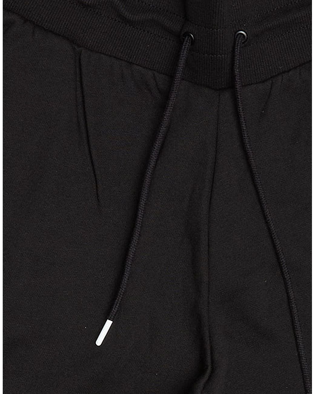 PUMA Black Pants Cotton, Polyester for men
